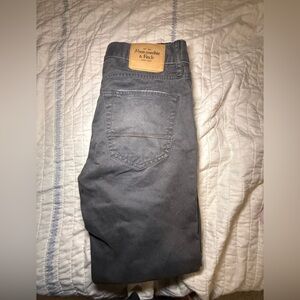 Abercrombie & Fitch Slim Fit Charcoal Denim